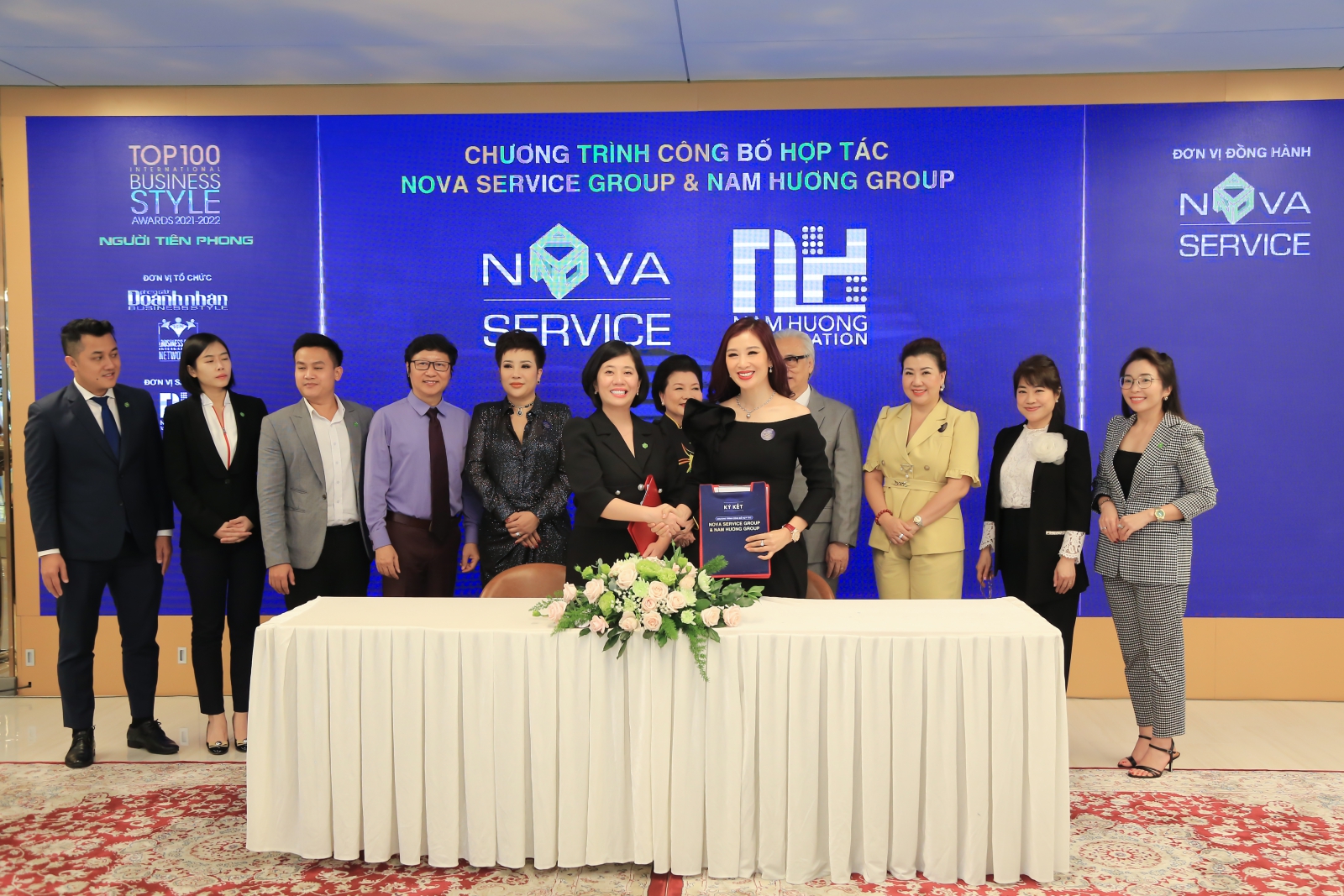 Nova Service và Nam Hương Group công bố hợp tác chiến lược năm 2022