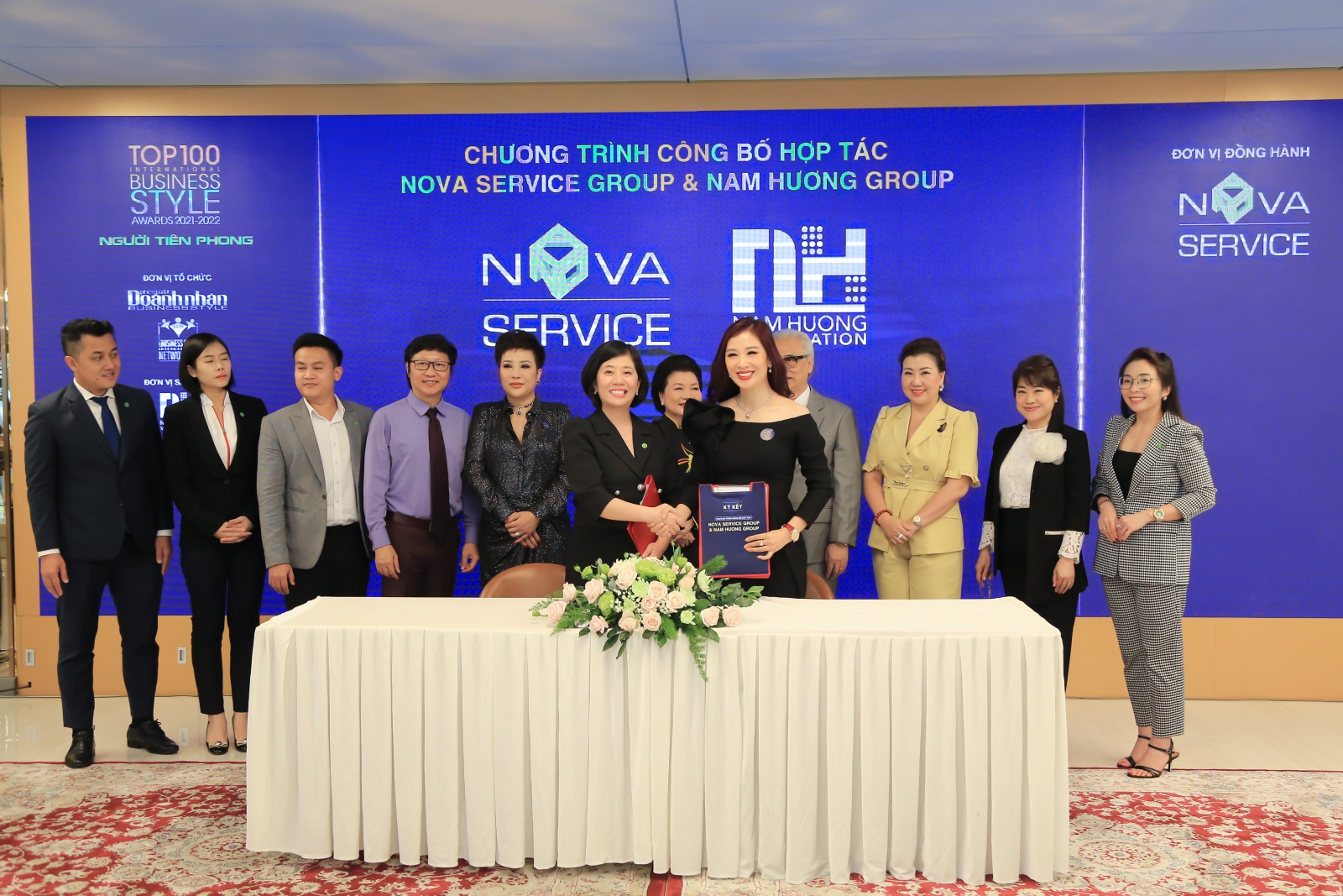 Nova Service và Nam Hương Group công bố hợp tác chiến lược năm 2022