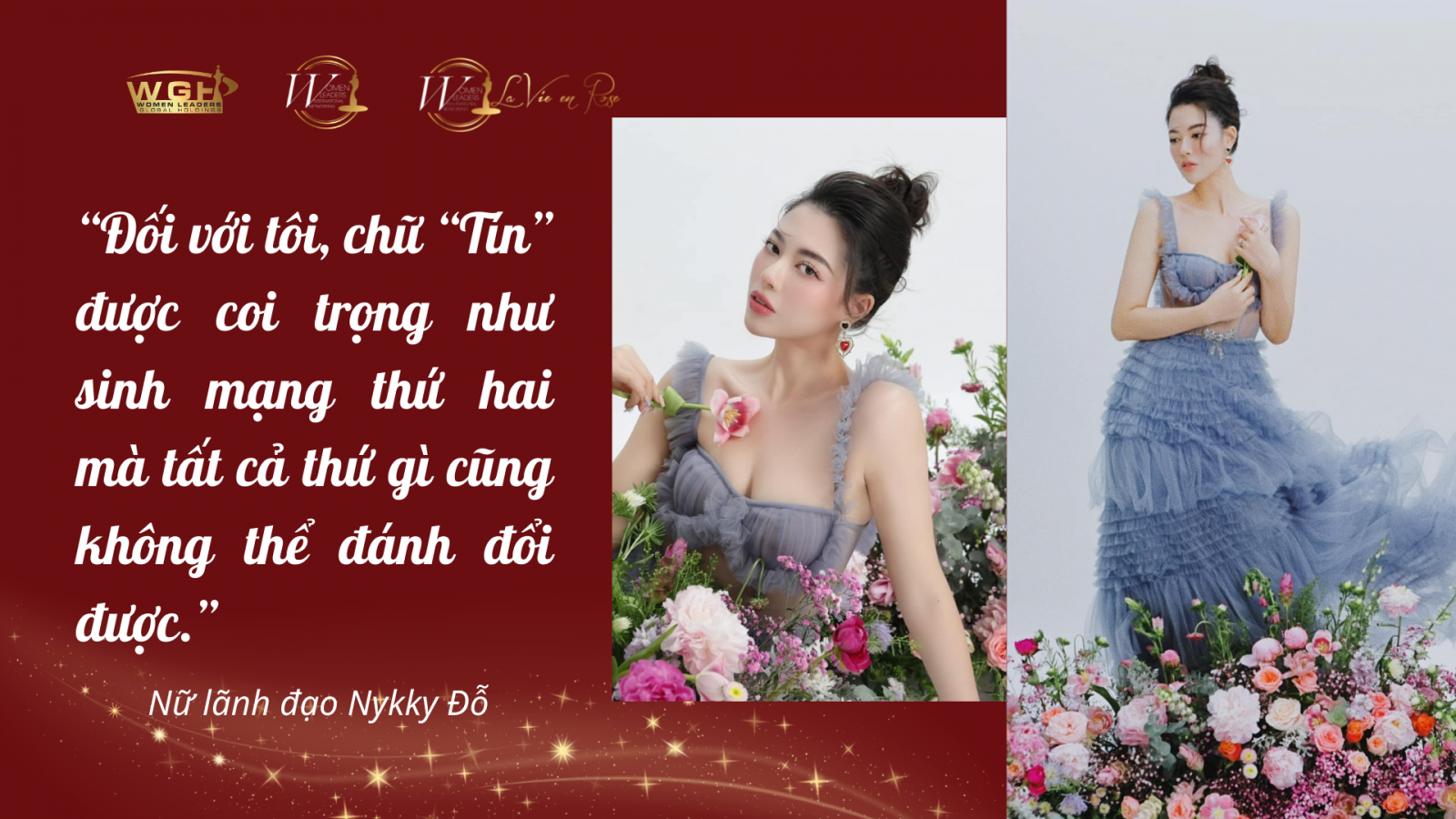 Nữ lãnh đạo Nykky Đỗ chia sẻ triết lý trong công việc của mình